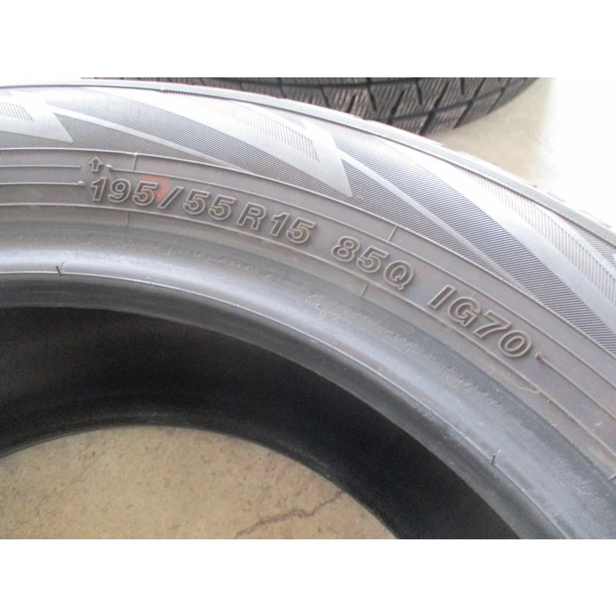 iceGUARD スタッドレスタイヤ ヨコハマ アイスガード 195/55R15 4本 