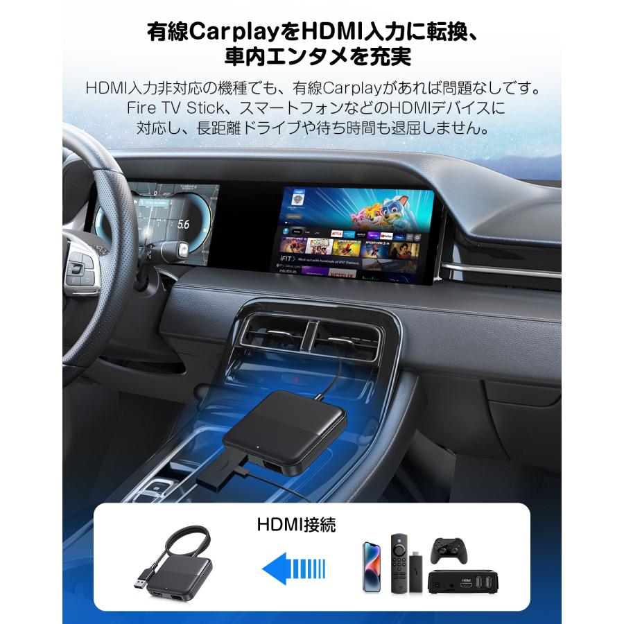 CarPlay対応 HDMIマルチメディアアダプター 【新品・未使用】 CarPlay対応 HDMIマルチメディアアダプター 【新品・未使用