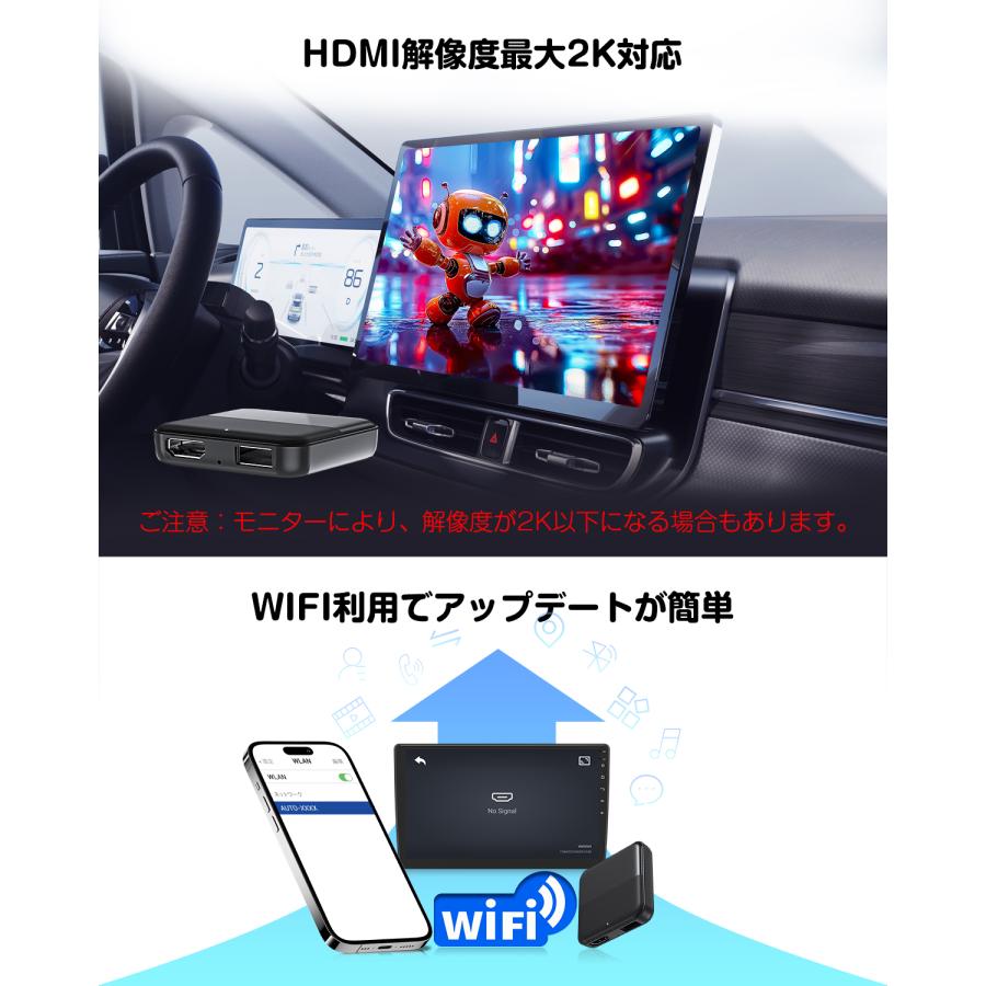 Eonon HDMIマルチメディアアダプター Car TV Mate ゲームコンソール TV