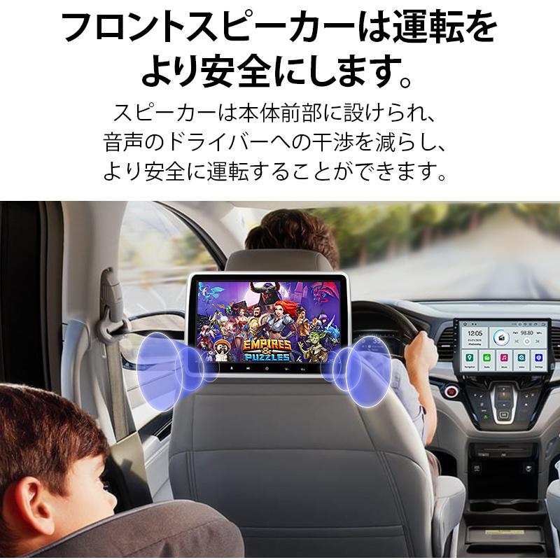 市場 10 1インチ Dvdプレーヤー ヘッドレストモニター 車載用 Dvd内蔵型 液晶モニター 後部座席 Dvd内蔵 12v車 外部 対応 Tv