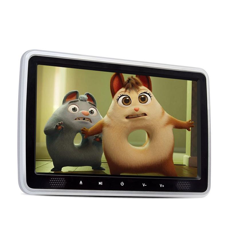 10 1インチ ヘッドレストモニター 12v車 Dvd内蔵型 外部 対応 液晶モニター Tv Dvd内蔵 後部座席 車載用 Dvdプレーヤー