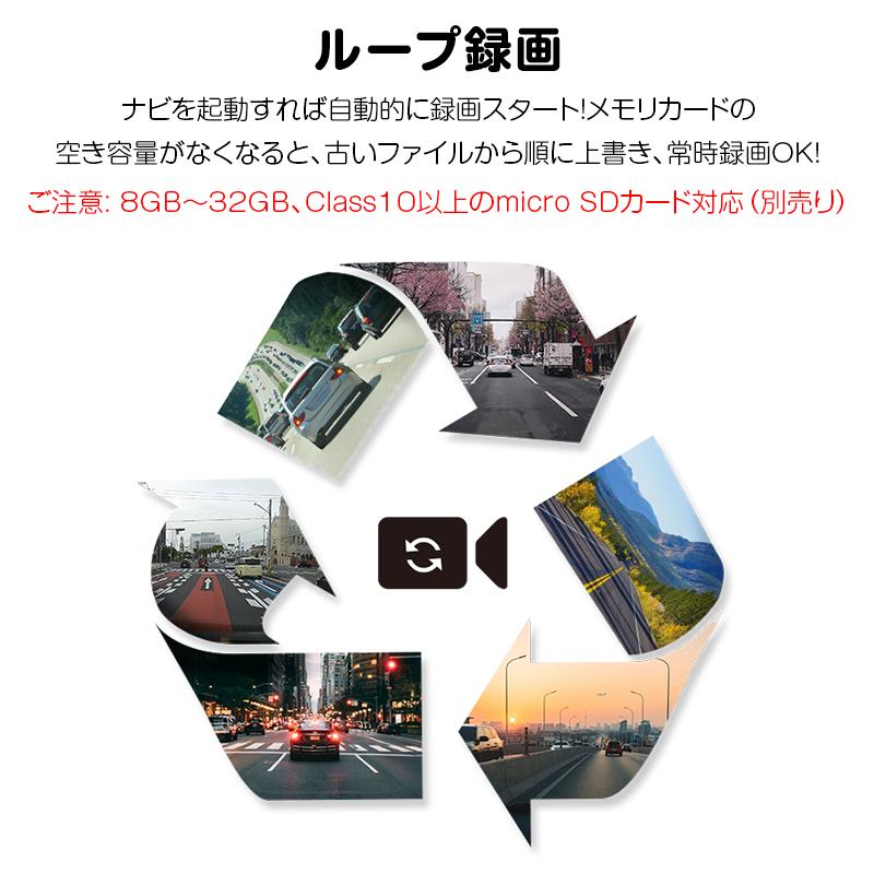 Eonon トラック適用 360°可動 ドライブレコーダー コンパクト 取り付け