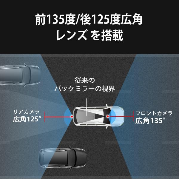 ドライブレコーダー ミラー 前後カメラ 9.66インチ 右ハンドル仕様 デジタルインナーミラー 2カメラ 同時録画 LED信号機 駐車監視