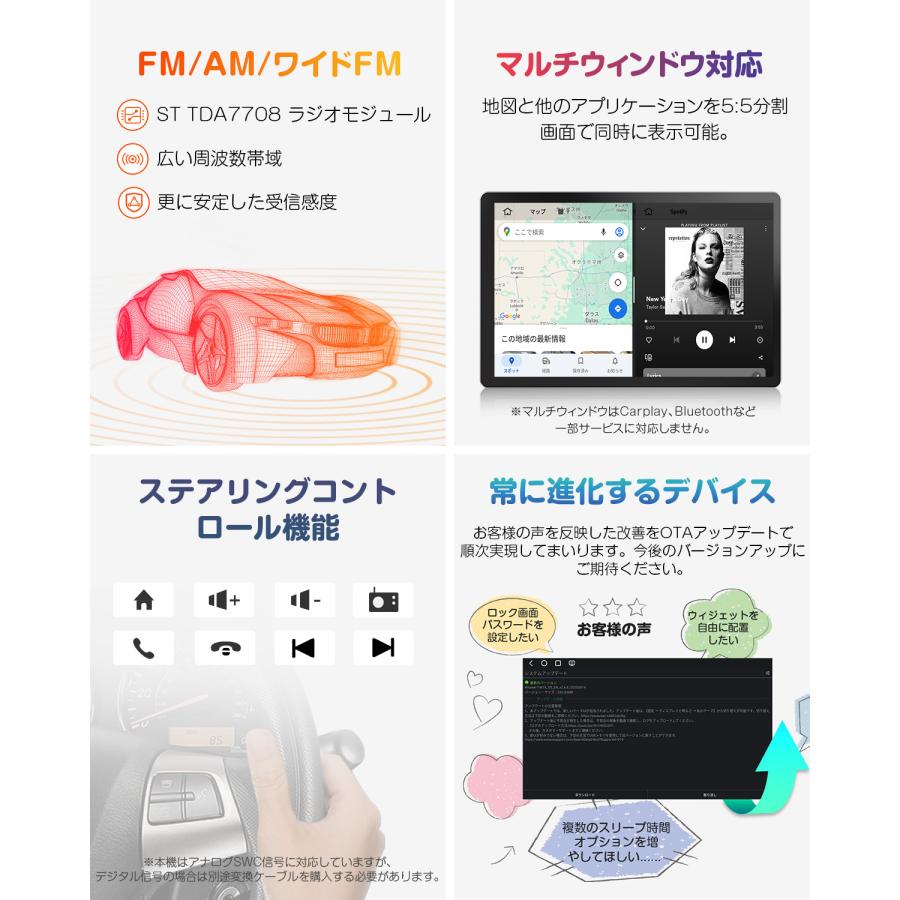 Eonon 爆買 ディスプレイオーディオ android13 11.8インチ 8+256GB
