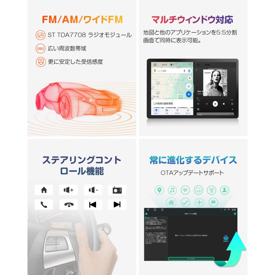 Eonon 【NEW】ディスプレイオーディオ android13 11.8インチ 8+ Eonon 【NEW】ディスプレイオーディオ android13 11.8インチ 8+