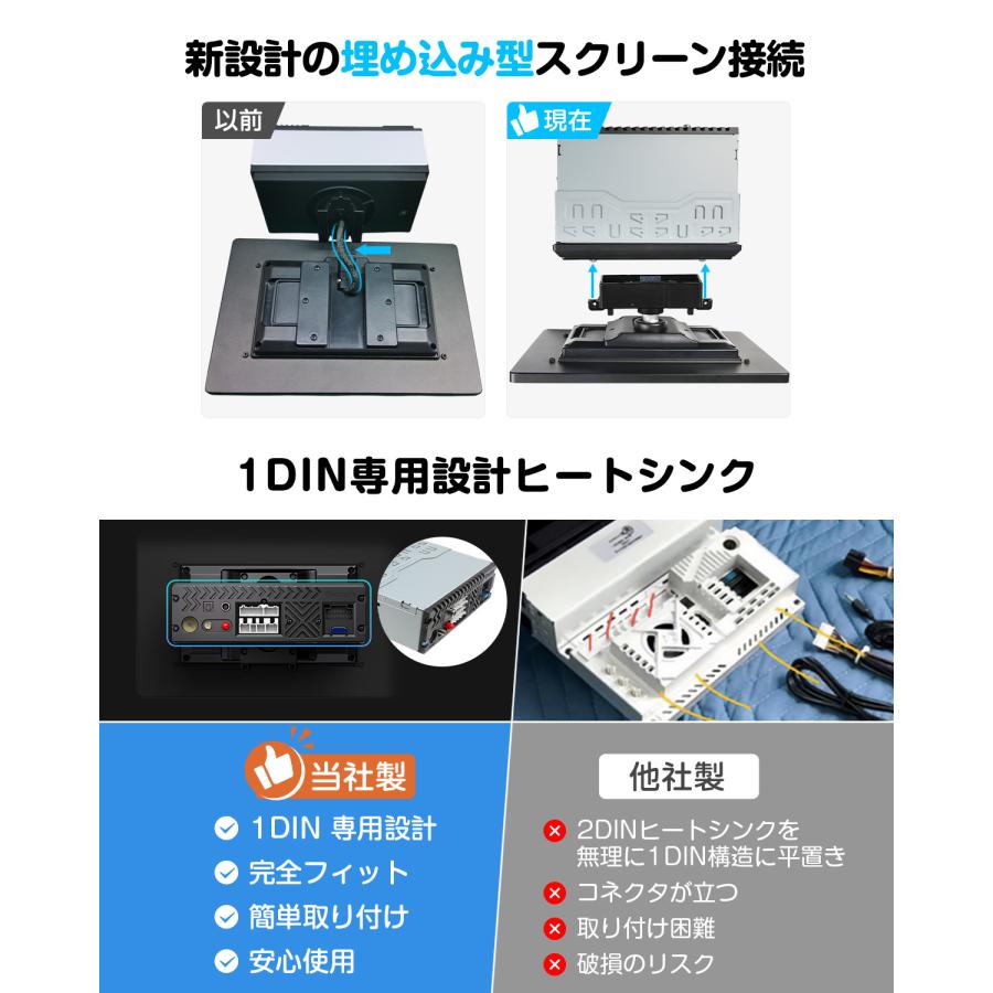 EONON タッチパネル式ディスプレイ 本体 Amazon.co.jp: EONON ディスプレイオーディオ 2din 7インチ QLED