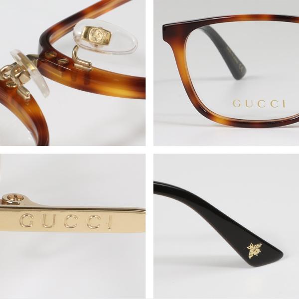 メガネ GUCCI メンズレディース 伊達メガネ おしゃれ 高級感 格上げ  GG0324OJ 003 新品 真正品 並行輸入品の画像