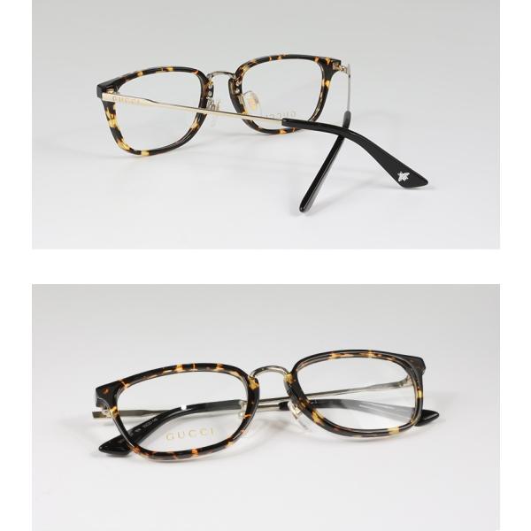 メガネ GUCCI メンズレディース 伊達メガネ おしゃれ 高級感 格上げ  GG0324OJ 004 新品 真正品 並行輸入品の画像