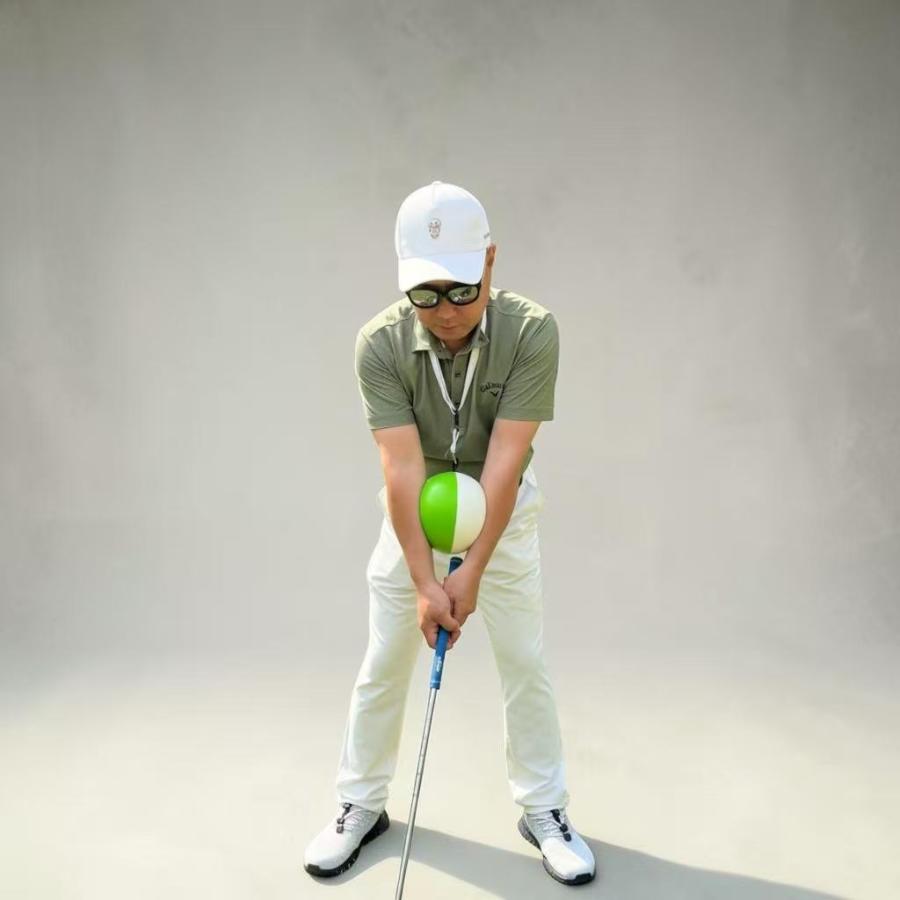 GOLF Swing Balance Pro ゴルフトレーニングボール 両腕挟み