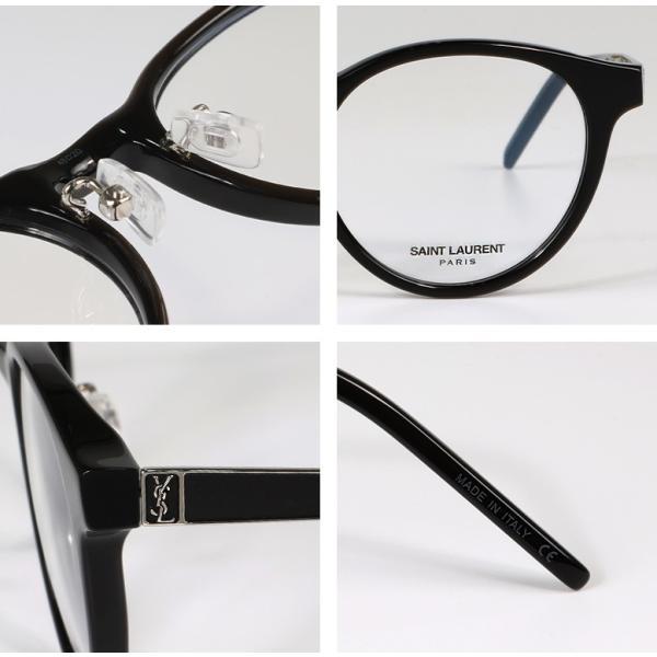 メガネ SAINT LAURENT メンズレディース　伊達メガネ　おしゃれ　高級感　格上げ SL M73J 001 新品 真正品 並行輸入品 格上げの魅力をプラスします。_4