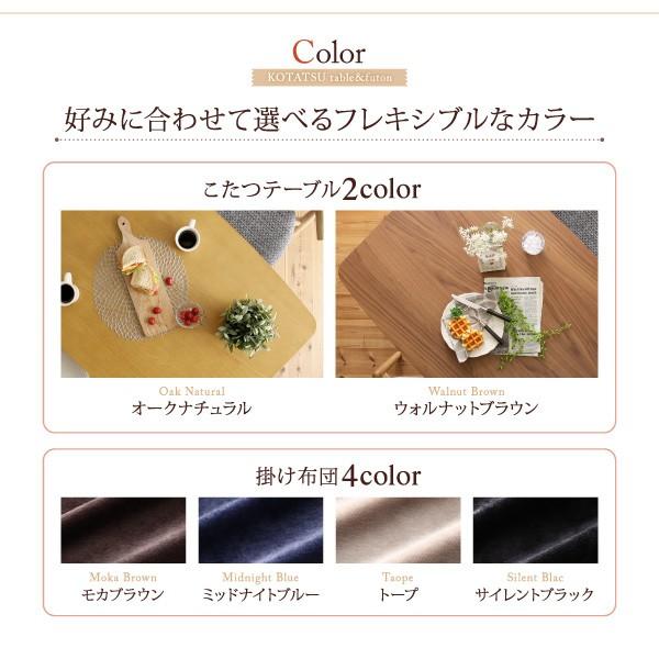 こたつテーブル 長方形 おしゃれ 高さが変えられる こたつルテリオ エフケー こたつテーブル 4尺長方形(80×120cm)の画像