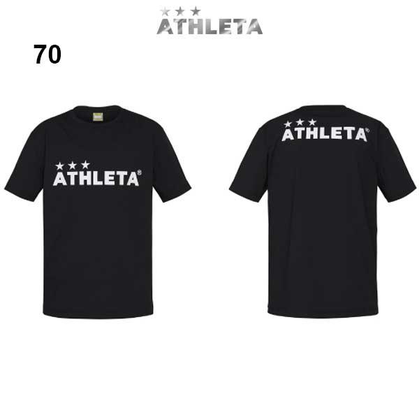 ATHLETA アスレタ　限定Tシャツ 白、黒、ネイビー3色セット ATHLETA（アスレタ） ジュニア カラー杢Tシャツ サッカー シャツ