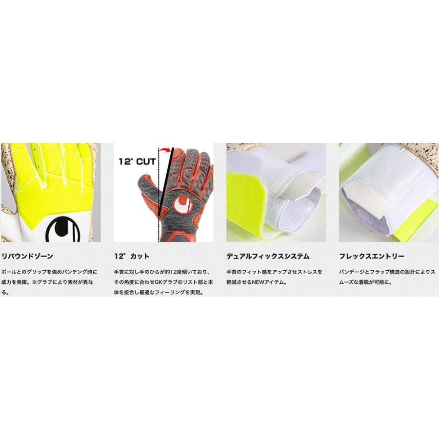 GK グローブ サッカー ウールシュポルト 限定モデル パワーライン アブソルートグリップ ハーフネガティブ アース ゴールキーパー キーグロ 1011307-02 uhlsport_9