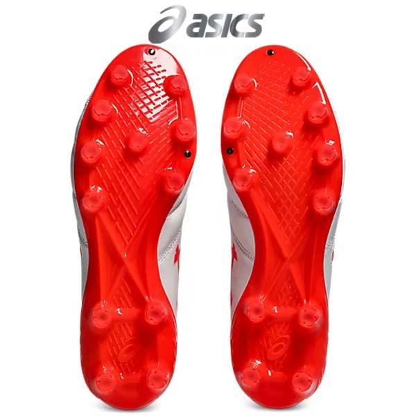 カズ 新品　asics DS LIGHT ワイド　白　オレンジ　26.0 ASICS アシックス DS LIGHT ワイド(ホワイト×オレンジ) 1103A069