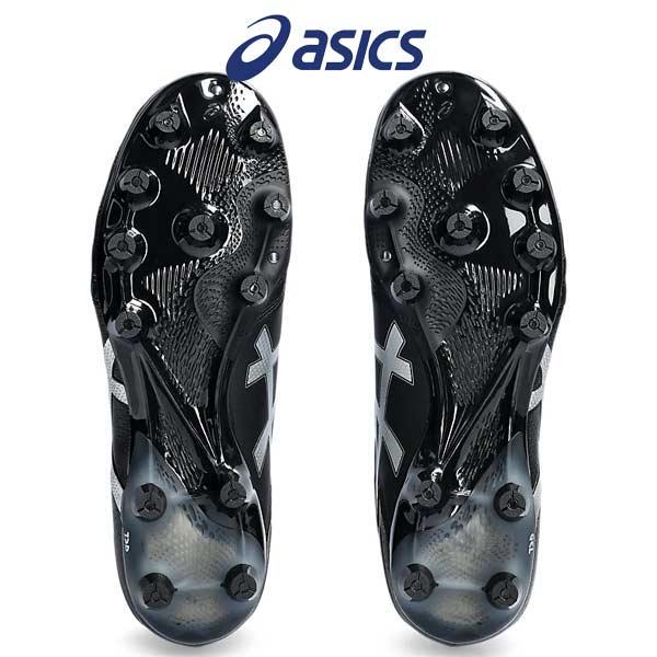 ASICS ブラック スパイクシューズ ASICS（アシックス） スパイク サッカー DSライト プロ DS LIGHT PRO