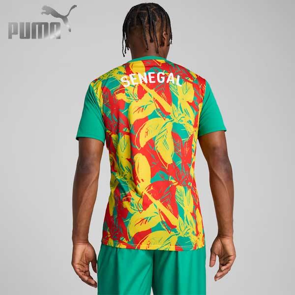 PUMA（プーマ） ウエア プラシャツ サッカー セネガル プレマッチ 半袖