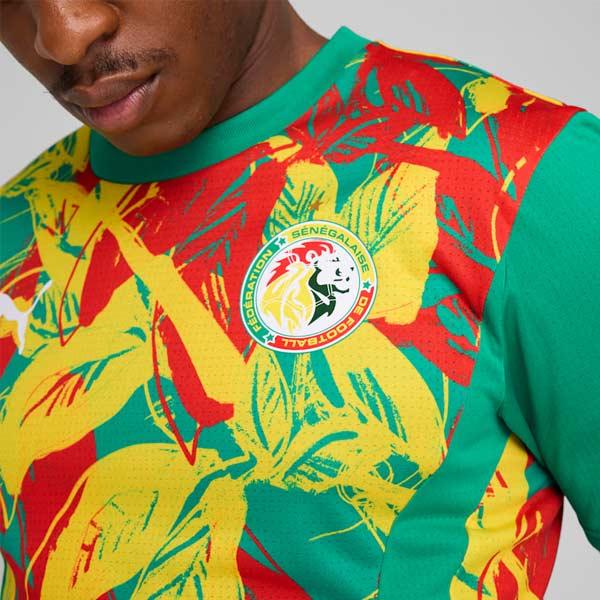 PUMA（プーマ） ウエア プラシャツ サッカー セネガル プレマッチ 半袖