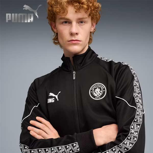 美品 マンチェスターシティ アンセムジャケット トラックジャケット 23SS PUMA（プーマ） ウエア サッカー マンチェスターシティ FC キング