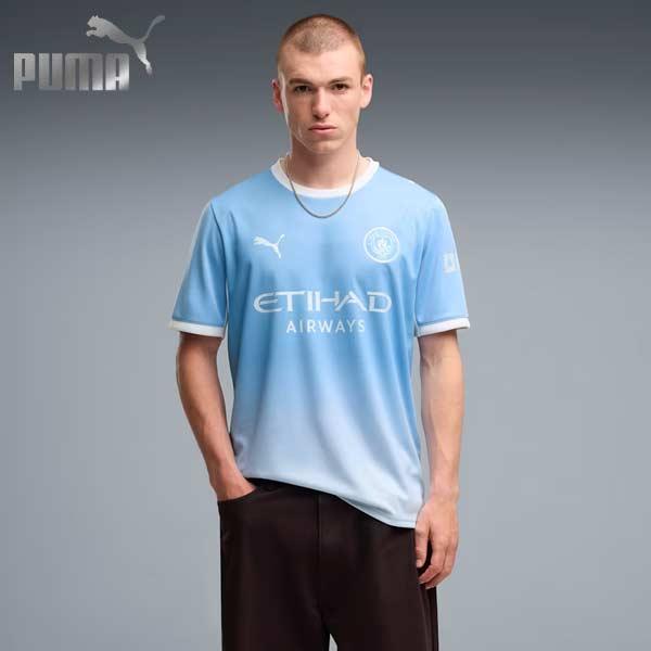 正規品 プーマ マンチェスターシティ レプリカユニフォーム 26/27 M PUMA（プーマ） ウエア ユニフォーム サッカー マンチェスターシティFC