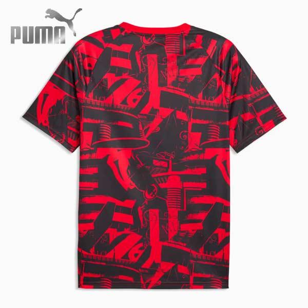 【限定レア】PUMA ACミラン プレマッチ　プラクティスシャツ　2020-21 PUMA（プーマ） ウェア ACM ACミラン 26/27 プレマッチ 半袖 シャツ
