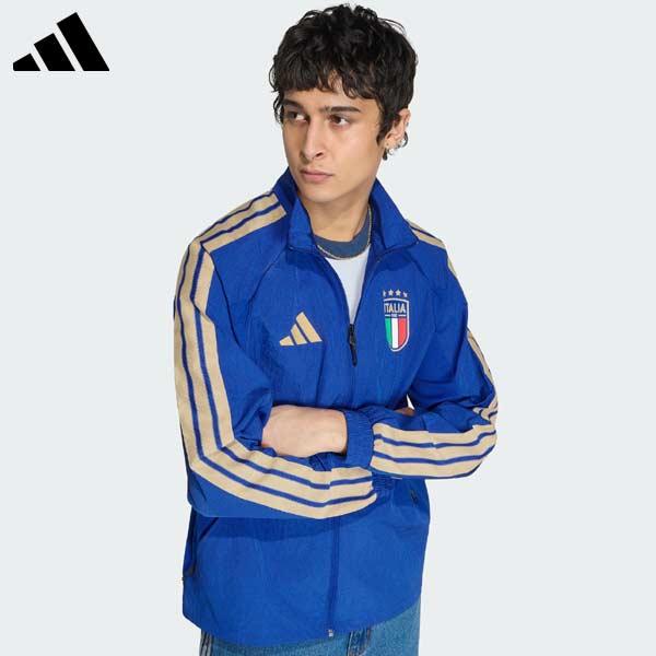 サッカー、イタリア代表のジャージ、上。サイズ海外製XL。2021年モデル adidas（アディダス） ウェア サッカー イタリア代表 ホーム アンセム