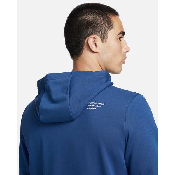 16SS FCRB ナイキ DRI-FIT ニット フリース フーディL 紺 F.C.Real Bristol F.C.R.B. エフシーアールビー × NIKE ナイキ