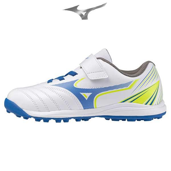 ミズノ限定　ベルト式アップシューズ　白×青×橙　右投げ用P革付き27.0cm MIZUNO（ミズノ） サッカー キッズ トレーニング シューズ アレゴール
