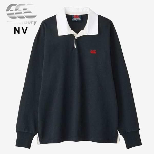 新品未使用品 カンタベリー Mサイズ 長袖ポロシャツ ラグビージャージ カンタベリー キッズ ラガーシャツ 長袖 子ども用 canterbury ラグビー