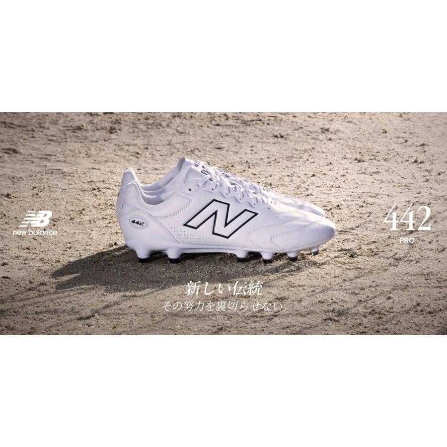 New Balance スパイク ホワイト/ブラック New Balance（ニューバランス） シューズ サッカー スパイク 442 V3