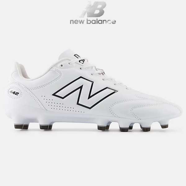 New Balance スパイク ホワイト/ブラック New Balance（ニューバランス） シューズ サッカー スパイク 442 V3