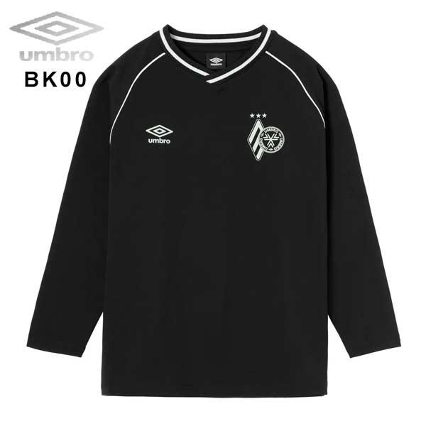 UMBRO 長袖サッカーウェア ホワイト/ブラック umbro（アンブロ） ジュニア ウェア 長袖シャツ フィールテック