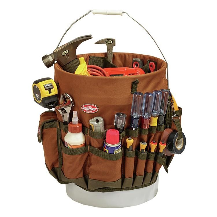 バケットボス　30ポケット　リアルツリー柄 Bucket Boss(バケットボス) バケッター30 工具収納用バケツ