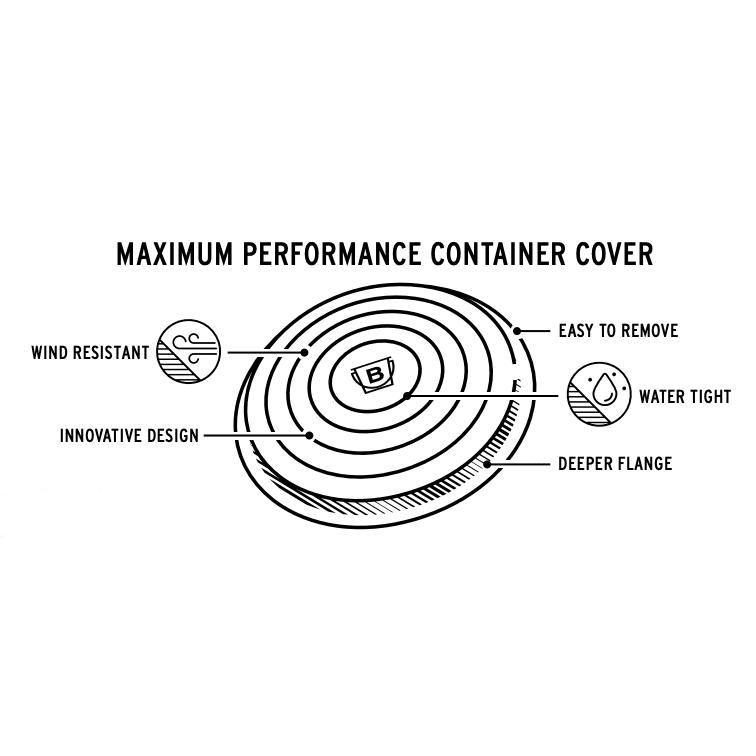 BEHRENS【ベーレンス】31ガロンダストボックス（ふた付き）ゴミ箱 スチール製ペール アメリカ製 1270 |  | 07