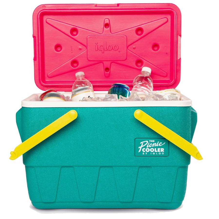 IGLOO(イグルー) RETRO PICNIC BASKET レトロ ピクニック 【JADE】 バスケット クーラー 48537 | igloo | 03