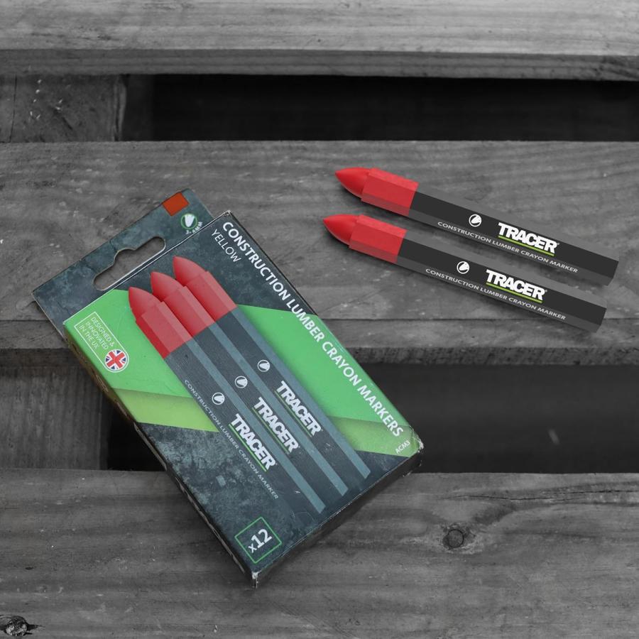 TRACER(トレイサー) ランバークレヨン12本パック レッド ACM2 |  | 03