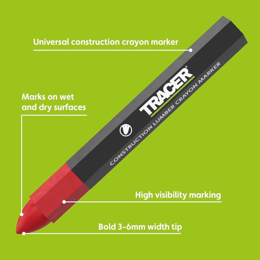 TRACER(トレイサー) ランバークレヨン12本パック レッド ACM2 |  | 02