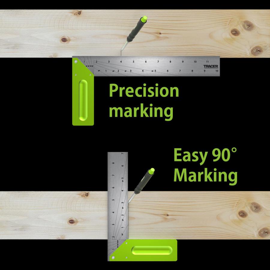 TRACER(トレイサー) カーペンタースクエア（300mm） さしがね