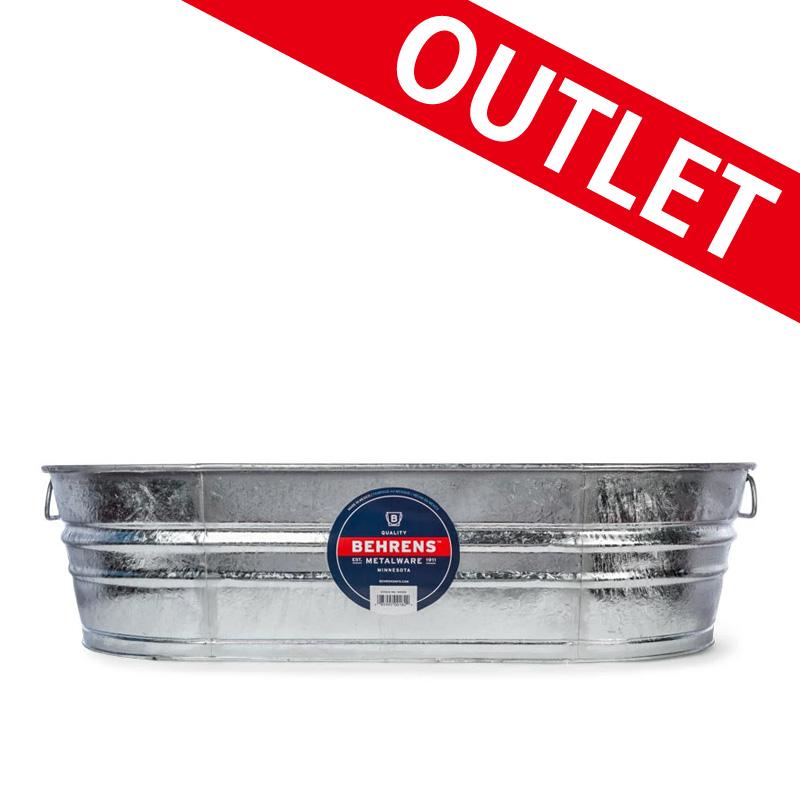 アウトレット BEHRENS【ベーレンス】33.5オーバルスチールタブ HotDipped 楕円形バケツ B33 | 