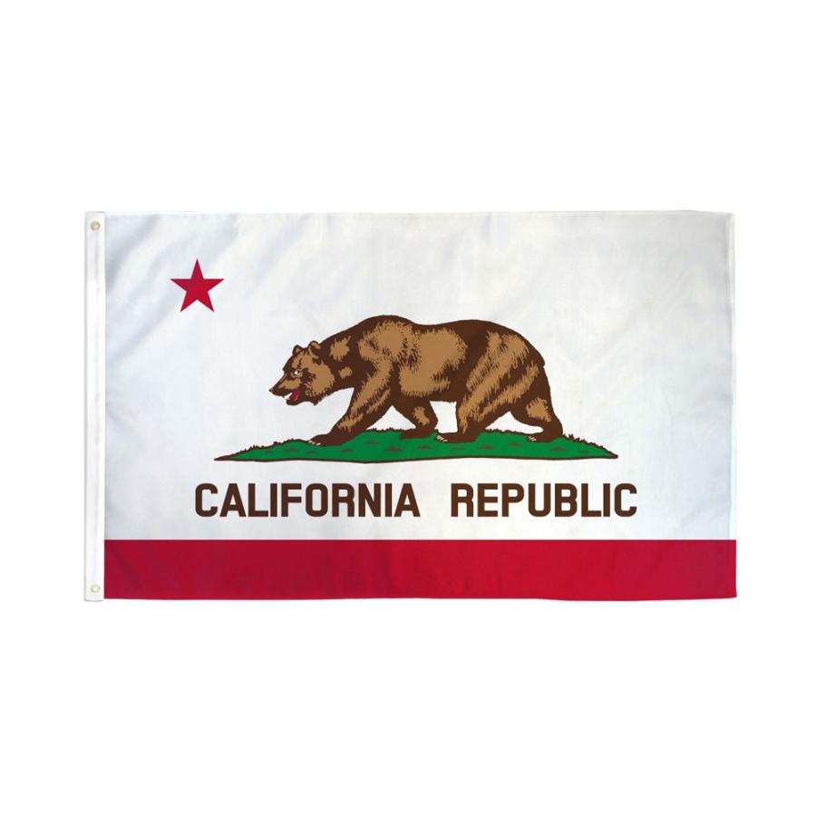 カリフォルニア州フラッグ（アメリカ州旗）California Flag 3×5ft（150