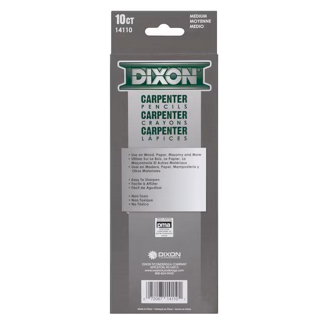 Dixon カーペンターペンシル 10本セット 大工用 鉛筆 DIX14110 |  | 02