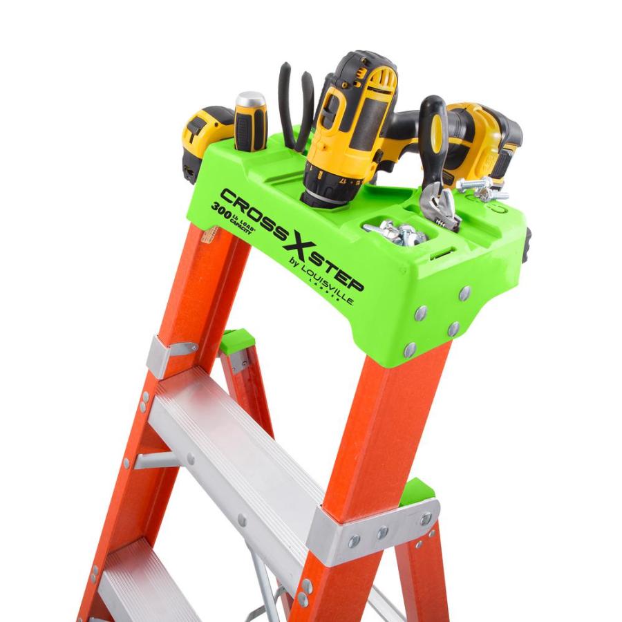 Louisville Ladder（ルイビルラダー） ファイバーはしご脚立クロスステップ 耐荷重135kg【4ft（120cm）】 FXS1504 |  | 05