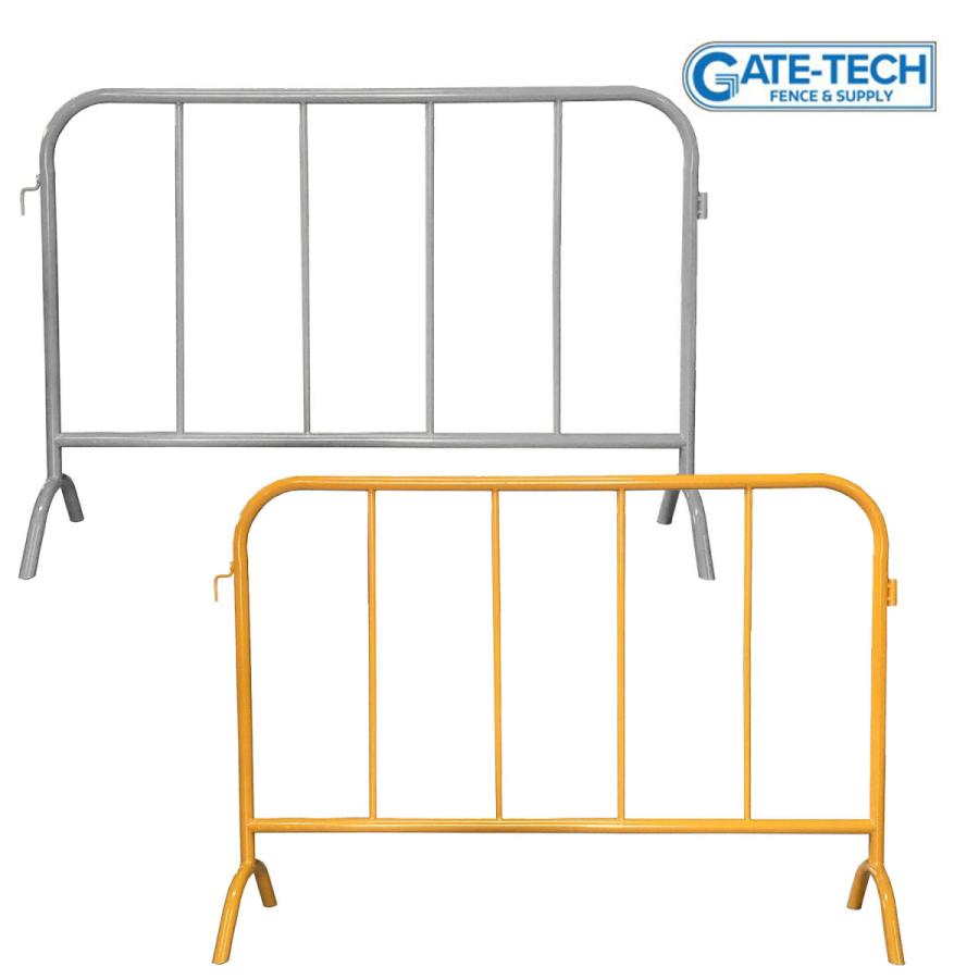 GATETECH(ゲートテック) スチールバリア 【シルバー/イエロー】 フェンス バリケード・柵・檻 GTSB GTSBTHE