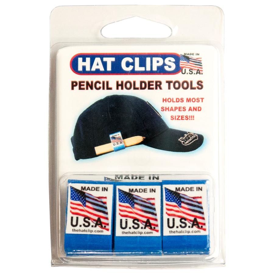 Gotta have Products HatClip ハットクリップ 3パック ブラック/ホワイト/レッド/オレンジ/ブルー 帽子用鉛筆クリップ |  | 04