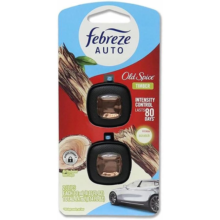 Old Spice(オールドスパイス) ファブリーズ カークリップ TIMBER 2個
