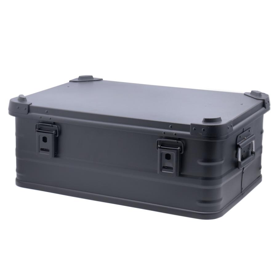 DELTA/MT Extreme X(TM) 39アルミコンテナ ブラック アルミ収納ボックス デルタエムティー エクストリームエックス sb-e39bk | 