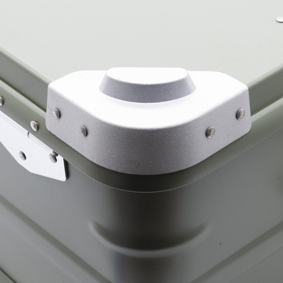 30％OFF【限定SALE】DELTA/MT Extreme X 73アルミコンテナ（ダークグリーン） スタッグ可能 アルミ収納ボックス SB-E73G |  | 03