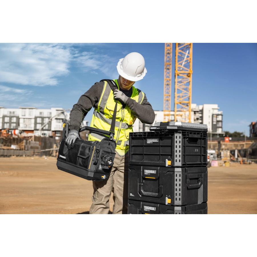 【予約7月頃入荷】TOUGHBUILT（タフビルト）STACK TECH(スタックテック) ツールトート【ハーフサイズ】 TB-B1-S ...