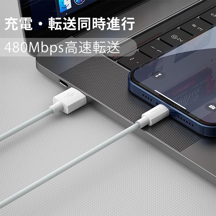 iPhone 充電ケーブル 2本セット 1.5m 充電器 断線防止 急速充電