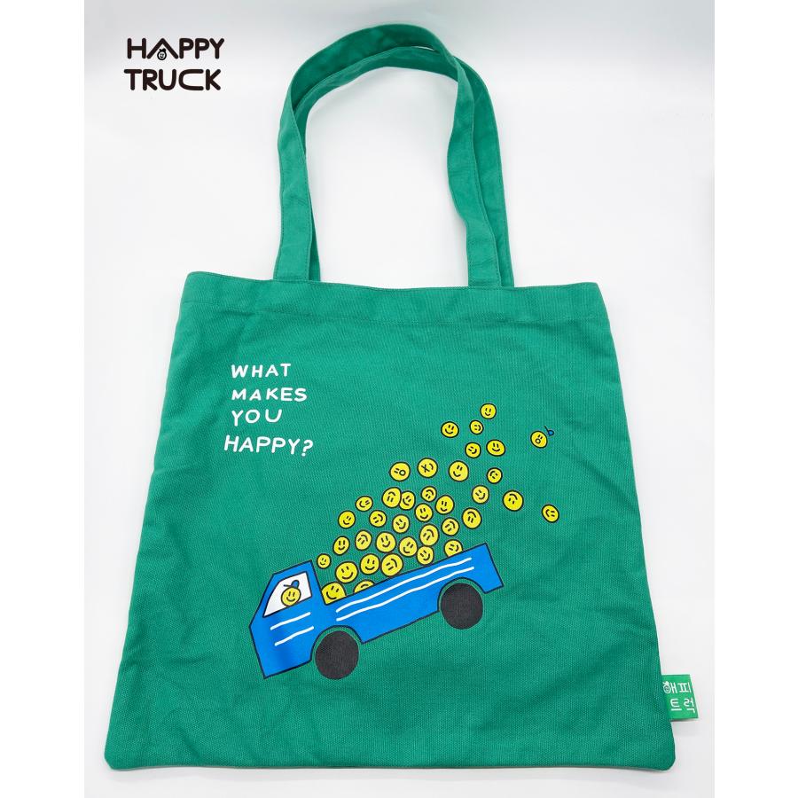 Happy Truck A4トート グリーン ハッピートラック バッグ コットン