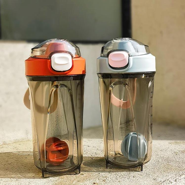 ドリンクボトル 軽量 トレーニング 持ち運び 目盛り付き 水筒 シェーカーボトル 透明 大容量 プロテインシェイカー スポーツ ダイエット